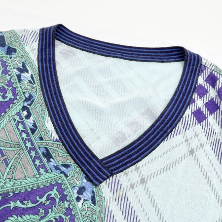  ITALIYA イタリヤ 伊太利屋 チュニック 11号 ブルー ミセス  ブルー