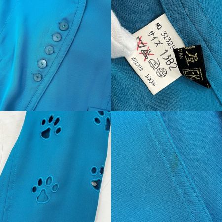  ITALIYA イタリヤ 伊太利屋 セットアップスーツ 13B2 ヨゴレ有り スカイブルー