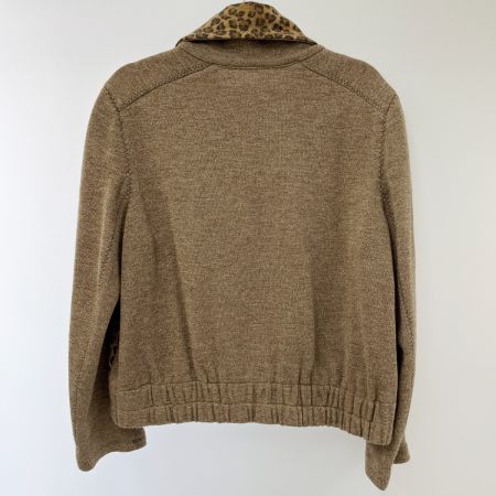  ITALIYA イタリヤ 伊太利屋 ニットセットアップ ヒョウ柄 11号 ロングスカート ブラウン