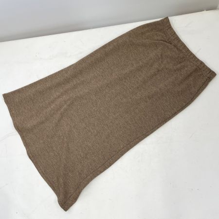  ITALIYA イタリヤ 伊太利屋 ニットセットアップ ヒョウ柄 11号 ロングスカート ブラウン