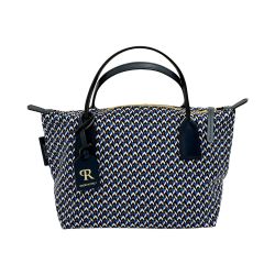 ◆◆ ロベルタピエリ ハンドバッグ  カバン ナイロン レディース  ブルー Bランク