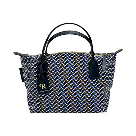  ロベルタピエリ ハンドバッグ  カバン ナイロン レディース  ブルー