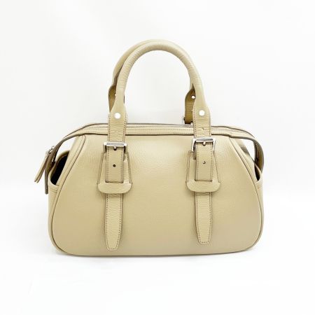  BURBERRY バーバリー ハンドバッグ レザー 箱付 レディース ベージュ