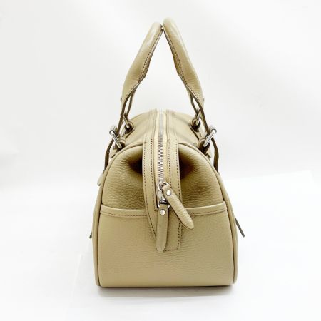  BURBERRY バーバリー ハンドバッグ レザー 箱付 レディース ベージュ