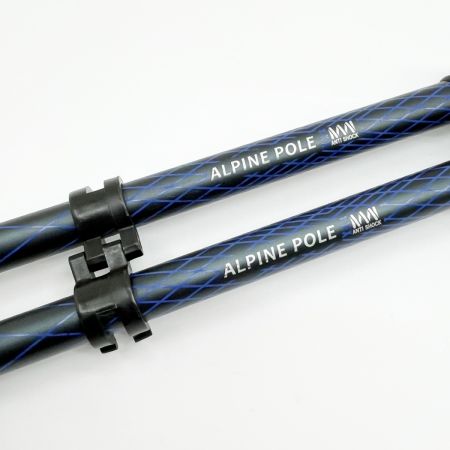  mont･bell モンベル トレッキングポール アルパインポール 登山 アウトドア ブラック x ブルー