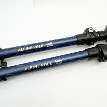  mont･bell モンベル トレッキングポール アルパインポール 登山 アウトドア ブラック x ブルー