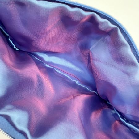  近沢レース ショルダーポーチ ミニポーチ 刺繍 スカイブルー