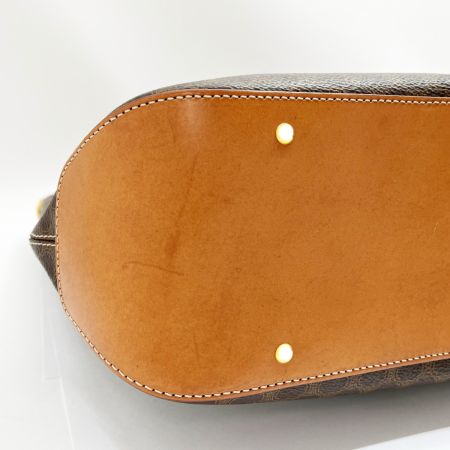  CELINE セリーヌ 2WAYバッグ 肩掛けトートバッグ ショルダーバッグ マカダム M95 ブラウン