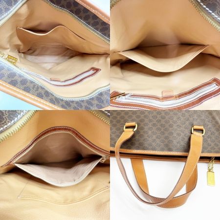  CELINE セリーヌ 2WAYバッグ 肩掛けトートバッグ ショルダーバッグ マカダム M95 ブラウン