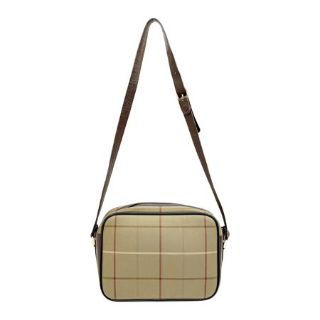  BURBERRY バーバリー ショルダーバッグ チェック レディース ブラウン
