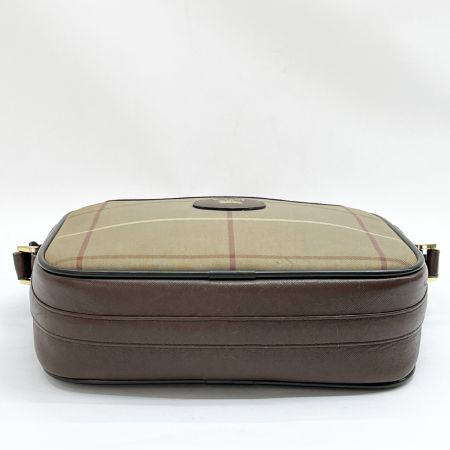 BURBERRY バーバリー ショルダーバッグ チェック レディース ブラウン