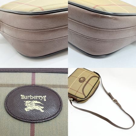  BURBERRY バーバリー ショルダーバッグ チェック レディース ブラウン