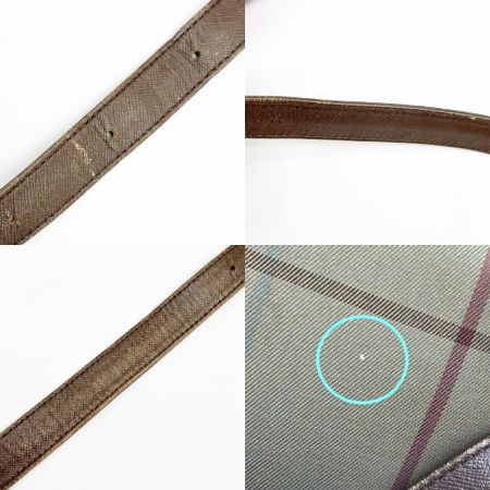  BURBERRY バーバリー ショルダーバッグ チェック レディース ブラウン