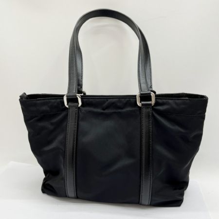  PRADA プラダ テスート 三角ロゴプレート トートバッグ BR2288 ブラック