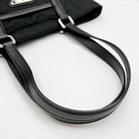  PRADA プラダ テスート 三角ロゴプレート トートバッグ BR2288 ブラック