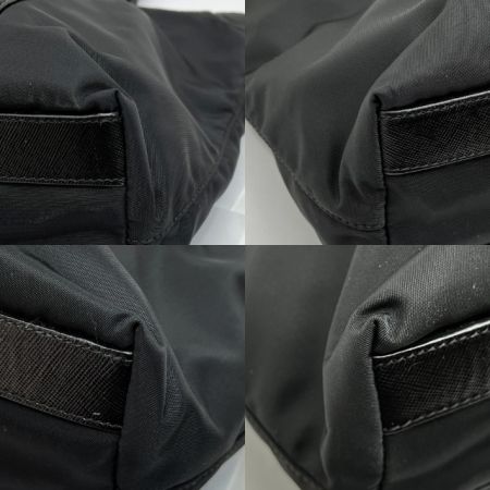  PRADA プラダ テスート 三角ロゴプレート トートバッグ BR2288 ブラック