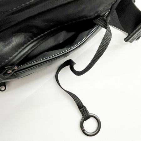  TRIDEAL WATER PROOF LEATHER MINI BAG ウエストバッグ ウエストポーチ ブラック