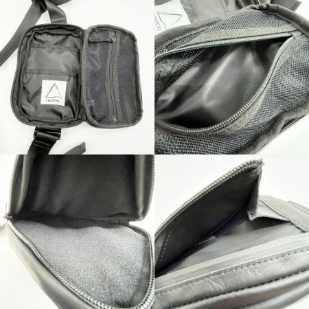  TRIDEAL WATER PROOF LEATHER MINI BAG ウエストバッグ ウエストポーチ ブラック