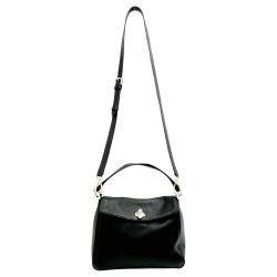◆◆ FURLA フルラ 2WAYバッグ ハンドバッグ ショルダーバッグ レディース 黒 WB00894 ブラック Bランク