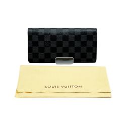 ◆◆ LOUIS VUITTON ルイヴィトン 長財布 ダミエ ポルトフォイユビラザ N62665 N62665 ブラック Aランク
