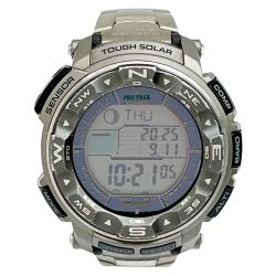 ◆◆ CASIO カシオ 腕時計 PRO TREK 電波ソーラー チタンベルト PRW-2500T Bランク