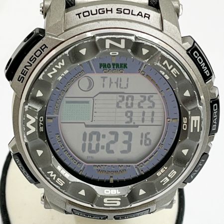  CASIO カシオ 腕時計 PRO TREK 電波ソーラー チタンベルト PRW-2500T