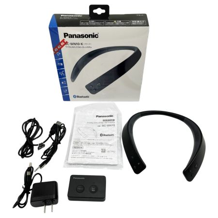  Panasonic パナソニック ワイヤレスネックスピーカー SC-WN10 ブラック