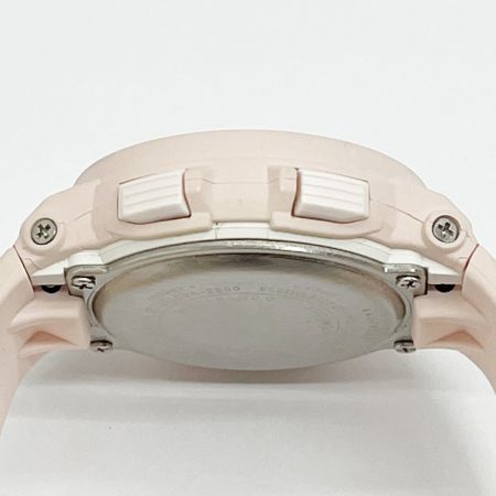  CASIO カシオ 腕時計 タフソーラー ラバー ライトピンク 取説付 BGA-2500