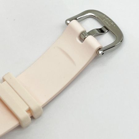  CASIO カシオ 腕時計 タフソーラー ラバー ライトピンク 取説付 BGA-2500