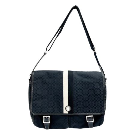  COACH コーチ ショルダーバッグ メッセンジャー シグネチャー F70183 ブラック