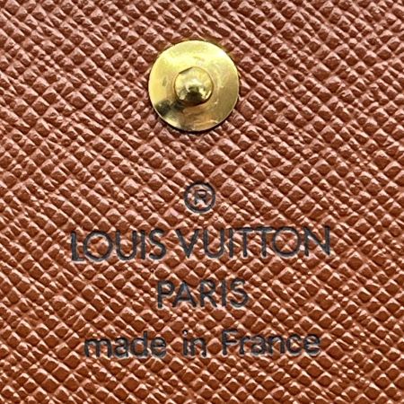  LOUIS VUITTON ルイヴィトン 3つ折り財布 モノグラム ポルトモネビエカルトクレディ M61652 ブラウン