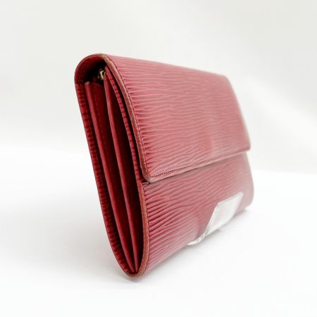  LOUIS VUITTON ルイヴィトン 長財布 エピ ポシェットポルトモネクレディ M63577 レッド