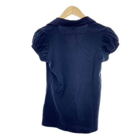  BURBERRY BRIT バーバリーブリット 半袖ポロシャツ Mサイズ レディース ネイビー