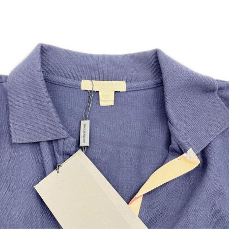  BURBERRY BRIT バーバリーブリット 半袖ポロシャツ Mサイズ レディース ネイビー