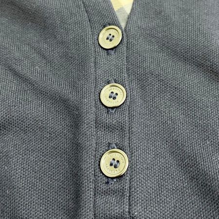  BURBERRY BRIT バーバリーブリット 半袖ポロシャツ Mサイズ レディース ネイビー