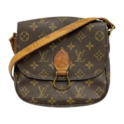 ◆◆ LOUIS VUITTON ルイヴィトン ショルダーバッグ モノグラム サン・クルー カビ有 ストラップ劣化 M51243 ブラウン Cランク