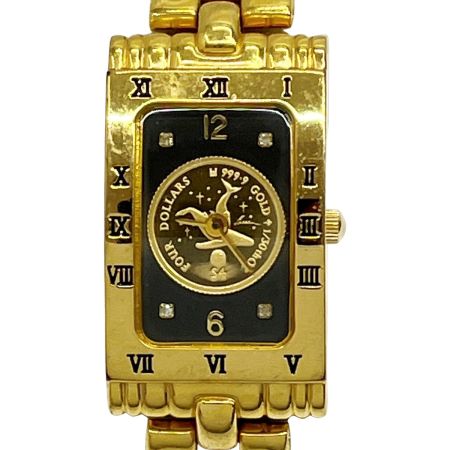 クリスチャンラッセン GOLD COIN WATCH ゴールドコインウォッチ 金貨 1/30オンス 腕時計 QZ クォーツ 不動品