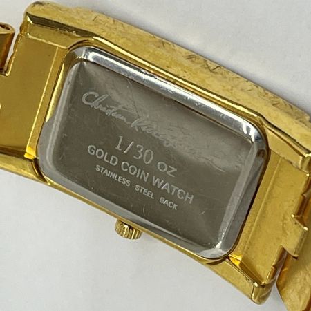  クリスチャンラッセン GOLD COIN WATCH ゴールドコインウォッチ 金貨 1/30オンス 腕時計 QZ クォーツ 不動品