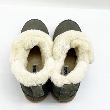  Minnetonka ミネトンカ ムートンブーツ ショートブーツ 約23cm 未使用品 レディース