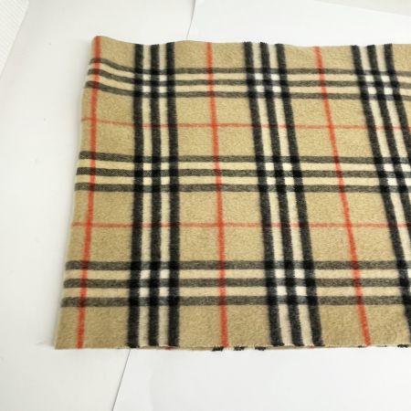  BURBERRY バーバリー カシミアマフラー チェック ベージュ