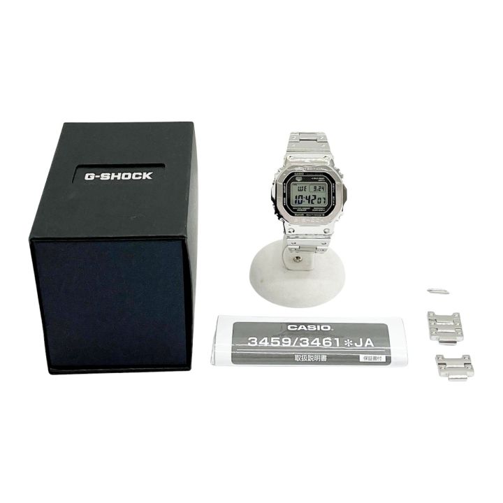 CASIO カシオ 腕時計 G-SHOCK シルバー 箱・取説・コマ付 GMW-B5000