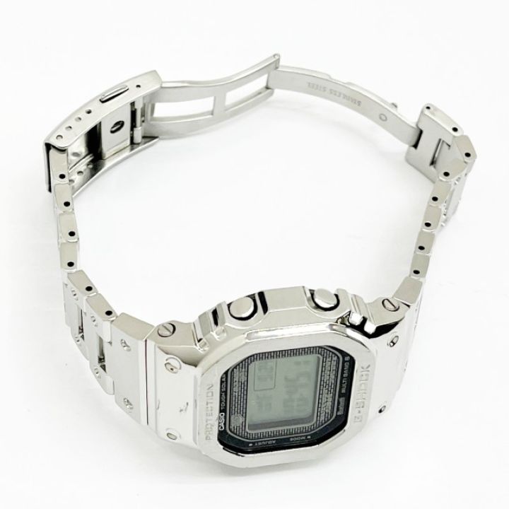 CASIO カシオ 腕時計 G-SHOCK シルバー 箱・取説・コマ付 GMW-B5000 
