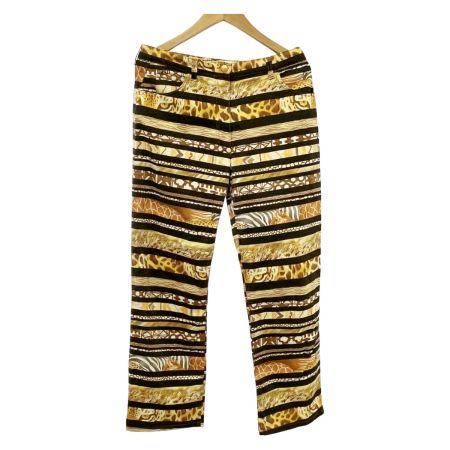  Salvatore Ferragamo サルヴァトーレフェラガモ パンツ ヒョウ柄ボーダー レディース