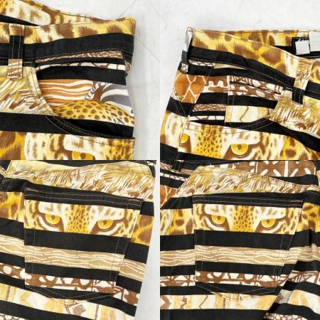  Salvatore Ferragamo サルヴァトーレフェラガモ パンツ ヒョウ柄ボーダー レディース