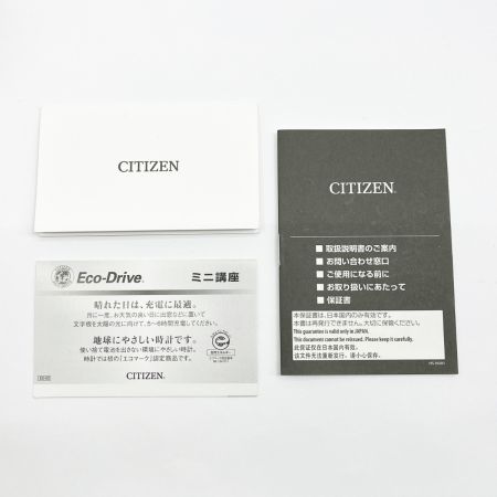  CITIZEN シチズン 腕時計 エコ・ドライブ ブラック ネイビー 箱・コマ付 BV1124-90L