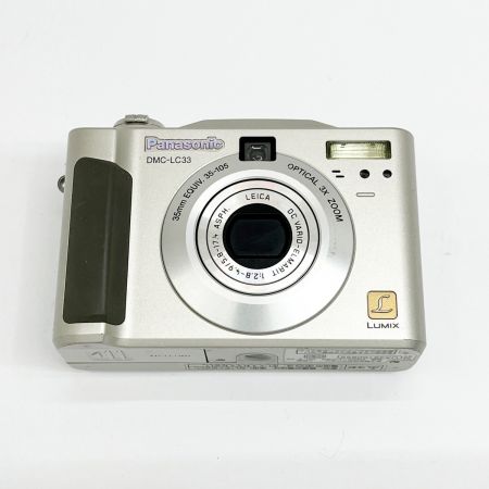  Panasonic パナソニック コンパクトデジタルカメラ シルバー 箱付 DMC-LC33