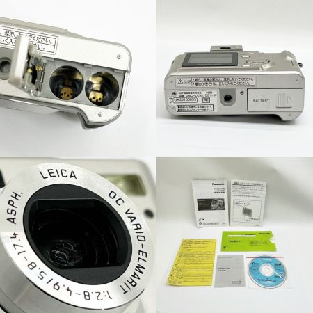  Panasonic パナソニック コンパクトデジタルカメラ シルバー 箱付 DMC-LC33