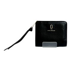  MARC JACOBS マークジェイコブス 2つ折り財布 コンパクト財布 黒 M0015122 001 ブラック Bランク