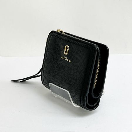  MARC JACOBS マークジェイコブス 2つ折り財布 コンパクト財布 黒 M0015122 001 ブラック