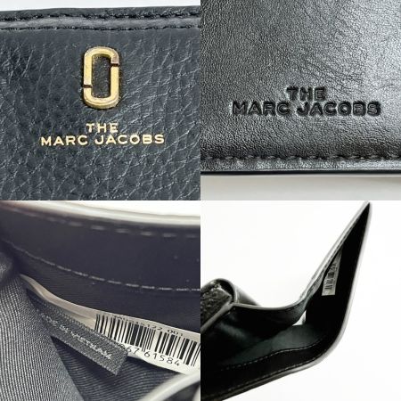  MARC JACOBS マークジェイコブス 2つ折り財布 コンパクト財布 黒 M0015122 001 ブラック